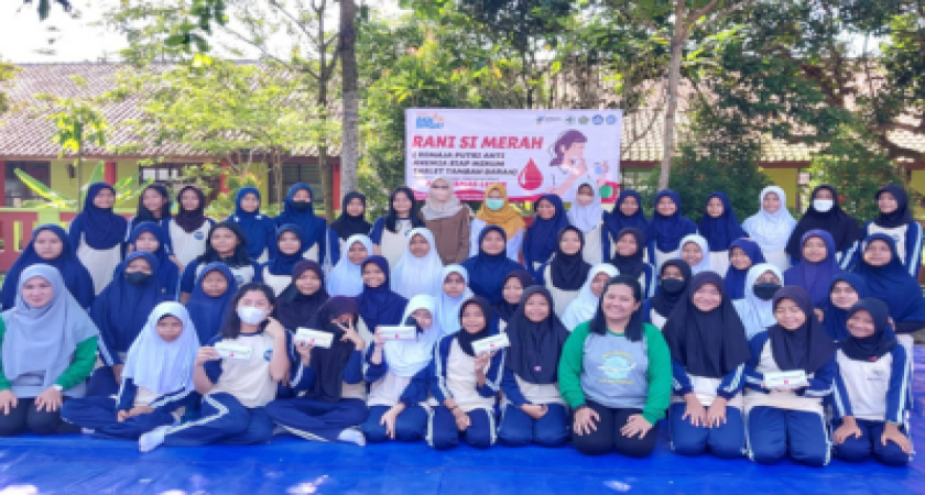 Giat Aksi Gizi Seimbang kolaborasi SMP Dirghantara dan Puskesmas Legok