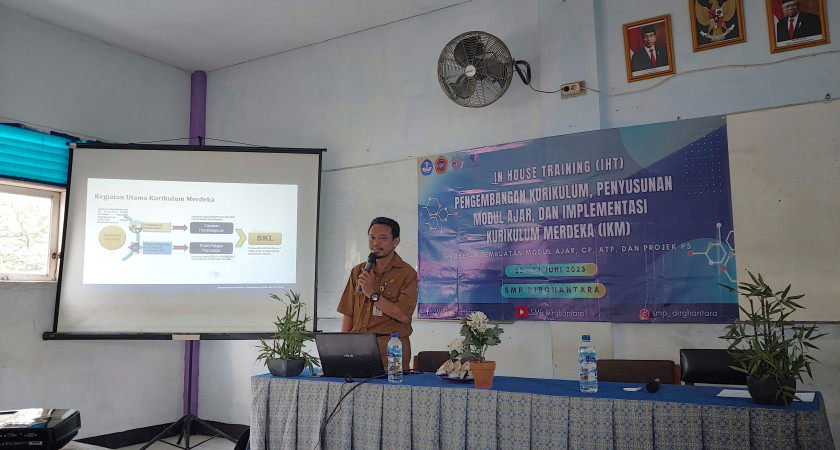 Meningkatan Mutu Pembelajaran, SMP Dirghantara Gelar Workshop Implementasi Kurikulum Merdeka